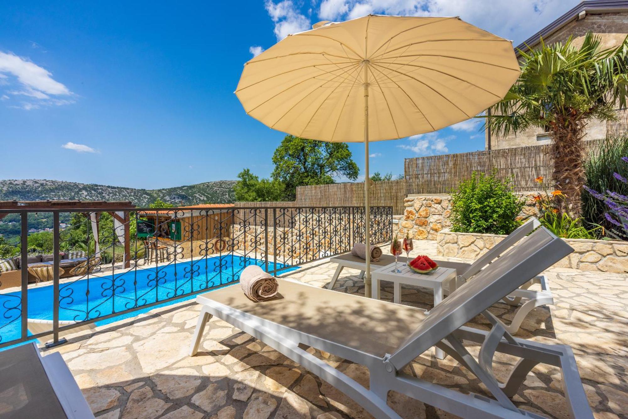 Villa Cocoon - Vacation Home With Heated Pool & Garden Bribir  Exterior foto